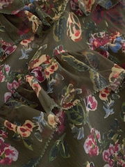 Laura Ashley Chiffon Ruffle Maxi Dress - Image 7 of 7