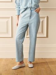 Laura Ashley Denim Daisy Embroidered Straight Jeans - Image 3 of 10