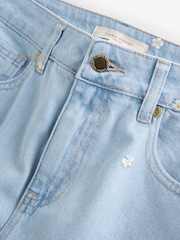 Laura Ashley Denim Daisy Embroidered Straight Jeans - Image 8 of 10