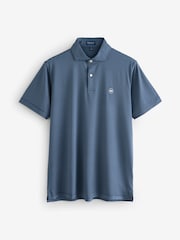 Peter Millar Blue Ballad Performance Jersey Polo Shirt - Image 7 of 7