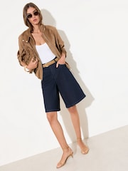 Friends Like These Rinse Wash Denim Bermuda Shorts - Image 1 of 5