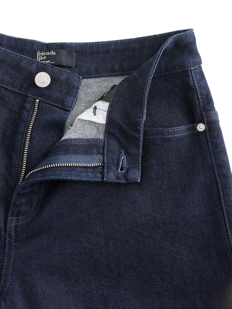Enxaguar e lavar - Friends Like These shorts jeans estilo bermuda. - Imagem 7 de 7