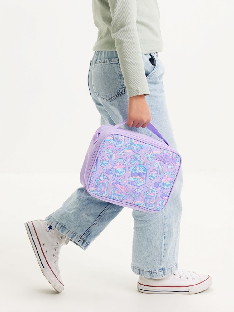 Smiggle Pink Trailblazer Oblong Attach ID Lunchbox - Image 4 of 4