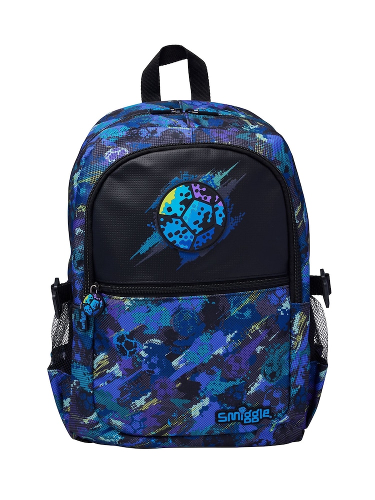 Smiggle Blue Trailblazer Oblong Attach ID Lunchbox - Image 1 of 2