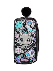 Smiggle Black Trailblazer Character Pocket Pencil Case - Image 2 of 2