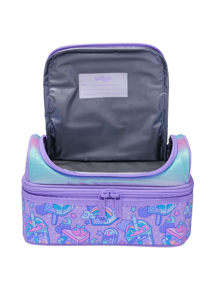 Smiggle Purple Trailblazer Insulated Stainless Steel Spritz Drink Bottle 500Ml - Image 3 of 3 Smiggle Purple Trailblazer Insulated Stainless Steel Spritz Drink Bottle 500Ml - Image 3 of 3