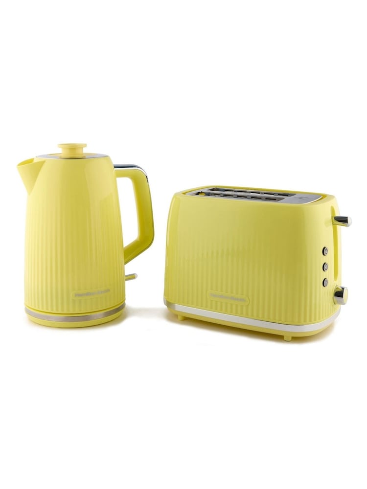 Hamilton Beach Yellow Miami Breakfast Kettle and Toaster Set - Image 2 of 6 Hamilton Beach Yellow Miami Breakfast Kettle and Toaster Set - Image 2 of 6