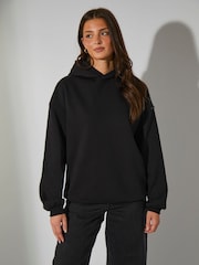 South Beach Black The Brunch Club Borg Lined Hoodie - Image 2 of 5