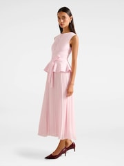 Forever New Luella Pleated Mixed Midi Dress - Imagem 3 de 4