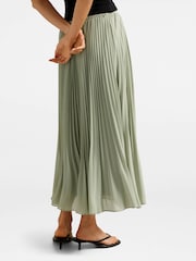 Forever New Green Aurora Pleated Skirt - Image 3 of 4