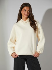 South Beach Cream Bubble And Tea Borg Lined Hoodie - Image 3 of 6