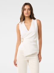 Blusa envolvente de crepe Jacqueline Forever New - Imagem 1 de 5