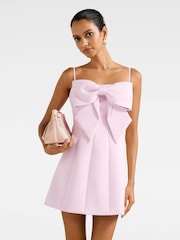 Vestido mini Hayley Petite com laço frontal Forever New - Imagem 1 de 5