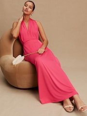 وردي توتي - فستان ماكسي متعدد الاتجاهات لضيوف الزفاف وإشبينة العروس - صورة 4 من 11