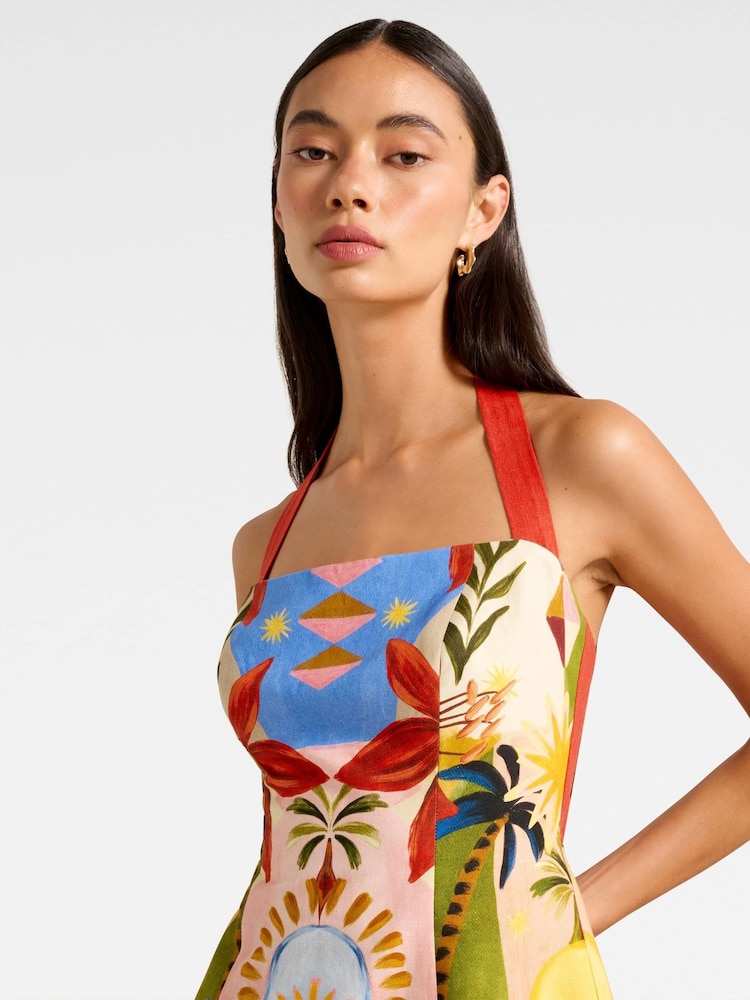 Forever New Keely Halter Neck Mini Dress - Imagem 5 de 5