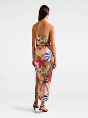 Forever New Alex Strapless Mesh Ruched Midi Dress - Imagem 2 de 3