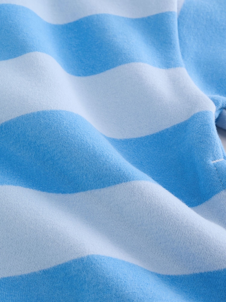 Blue Stripe Zip Thru Hoodie (3mths-7yrs) - Image 10 of 10