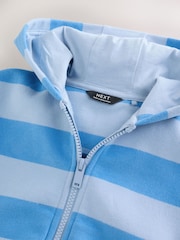 Blue Stripe Zip Thru Hoodie (3mths-7yrs) - Image 8 of 10