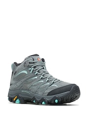 Merrell Grey Moab 3 Mid GORE-TEX Hiking Boots - Image 2 of 4
