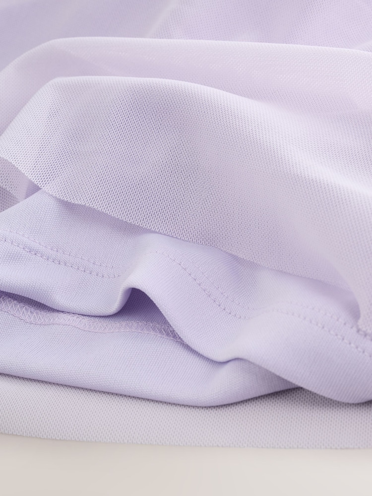 Lilac Purple Mesh Multiway Wedding Guest Bridesmaid Maxi Dress - Image 13 of 13