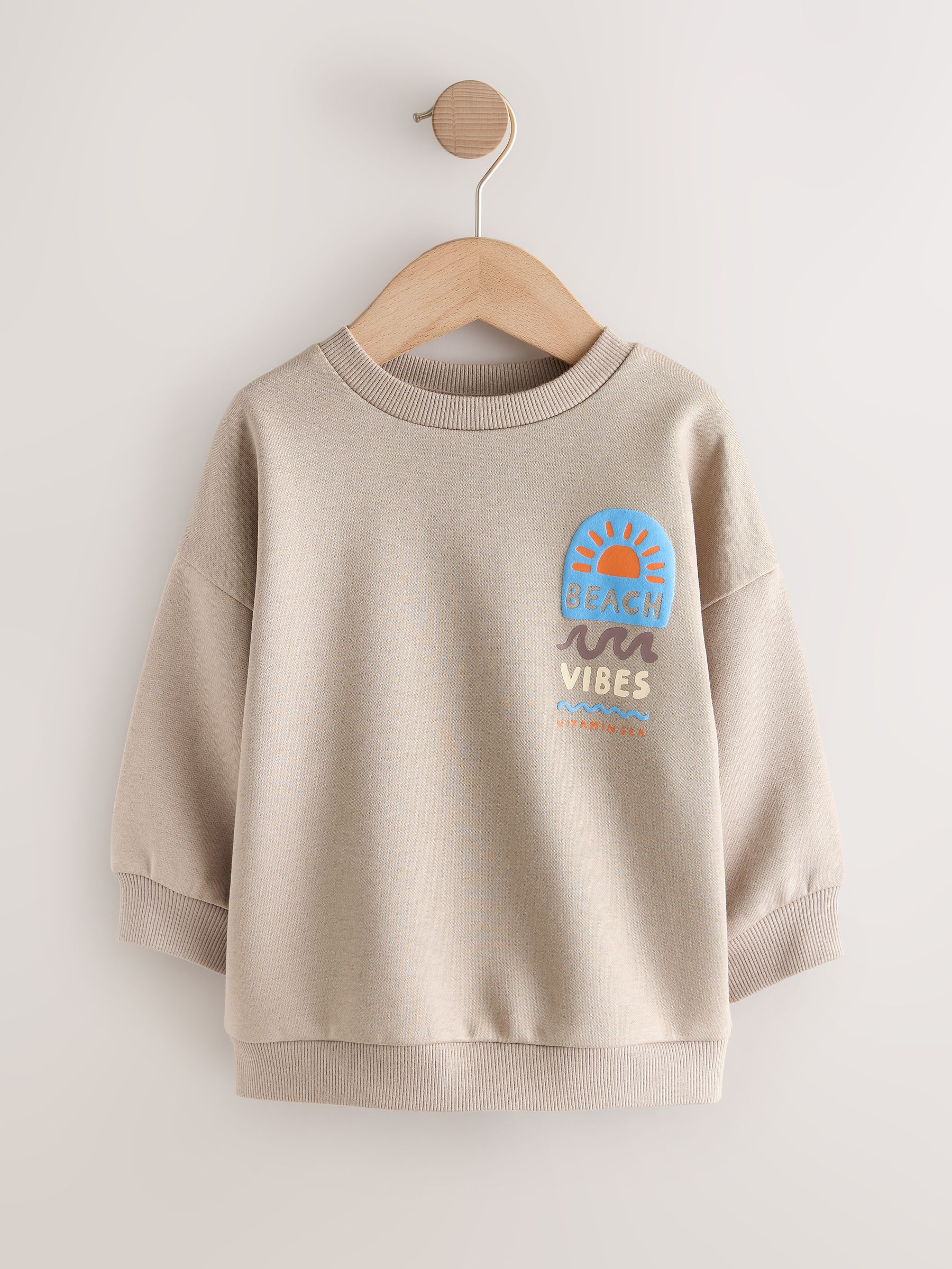 Buy Back Print Crew Neck Sweatshirt (3mths-7yrs) from Next USA