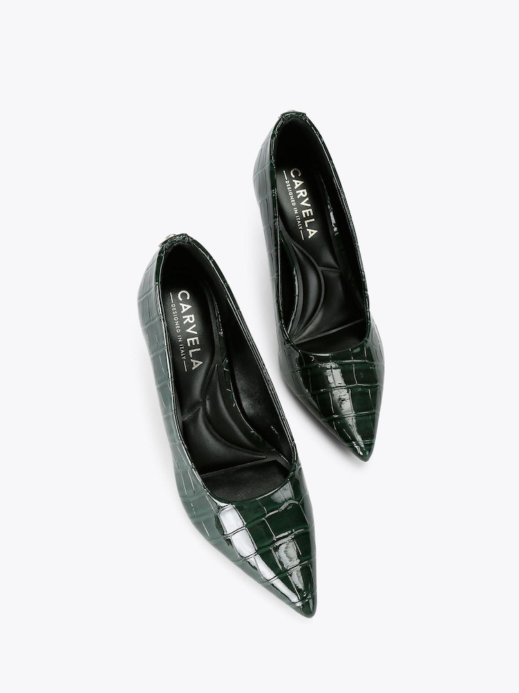 Carvela Green Court Shoes - Image 2 of 4