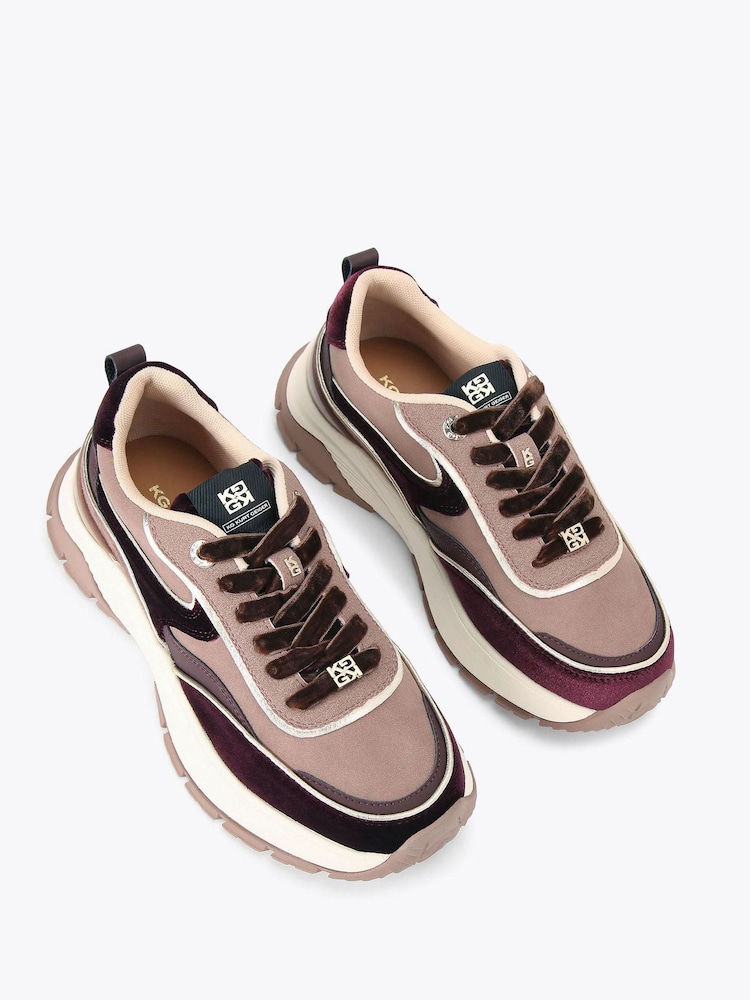 KG Kurt Geiger Lisbon Lace Up Trainers - Image 2 of 4 KG Kurt Geiger Lisbon Lace Up Trainers - Image 2 of 4