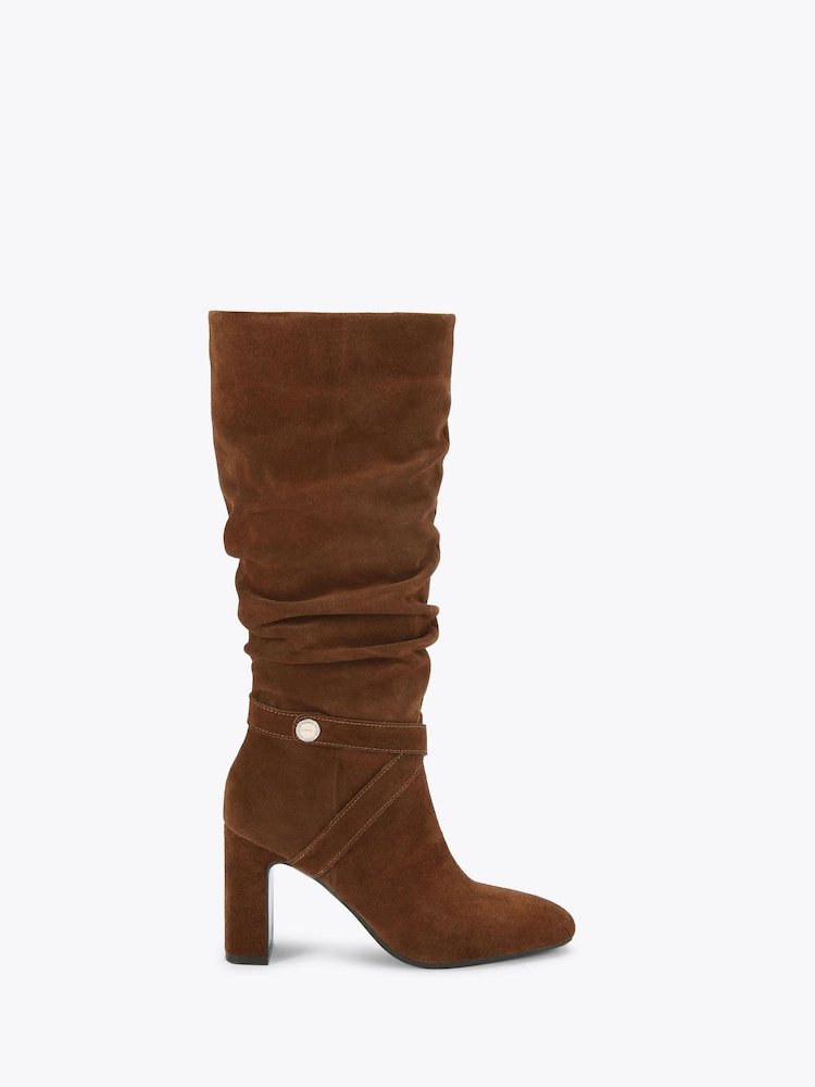 Carvela Brown Slouch Knee Boots - Image 2 of 5 Carvela Brown Slouch Knee Boots - Image 2 of 5