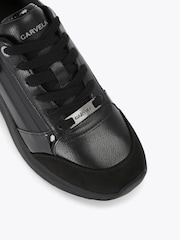 Preto - Carvela Carvela Statement Zip Runner Trainers - Imagem 5 de 5