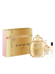 COACH Gold Eau de Parfum 50ml & Travel Spray 7.5ml Gift Set - Image 1 of 4