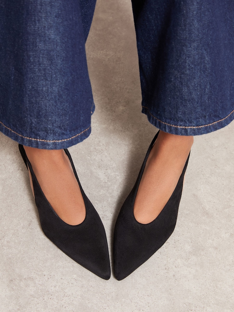 שחור - Friends Like These נעלי עקב אלגנטיות עם רצועה אחורית ועקב סטילטו בגובה בינוני - תמונה 2 מתוך 5 שחור - Friends Like These נעלי עקב אלגנטיות עם רצועה אחורית ועקב סטילטו בגובה בינוני - תמונה 2 מתוך 5