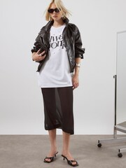 River Island White Always Iconic Studded T-Shirt - Image 4 of 4