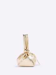 River Island Gold Metal Grab Bag - Image 3 of 6