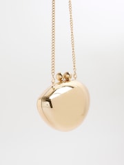 River Island Gold Pebble Clutch Bag - Image 3 of 5