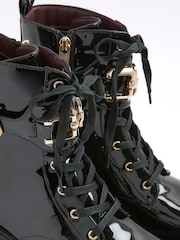 River Island Lace-Up Chunky Boots - Imagem 6 de 6