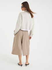 River Island Natural Suedette Overshirt - Image 2 of 4