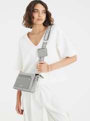 River Island Grey Pocket Front Multi Compartment Bag - Image 1 of 1