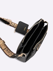 River Island Black Pocket Front Triple Compartment Cross-Body Bag - Image 5 of 6