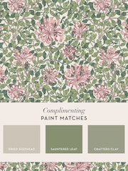 William Morris At Home Blossom Honeysuckle 10M Wallpaper - Image 4 of 4