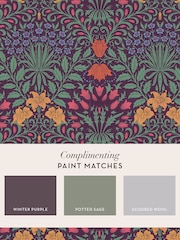 William Morris At Home Dewberry Garden 10M Wallpaper - Image 4 of 5