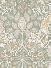 William Morris At Home Spring Garden Dove and Rose 10M Wallpaper - Image 2 of 4