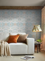 William Morris At Home Haze Dove and Rose 10M Wallpaper - Image 1 of 5