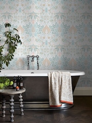 William Morris At Home Haze Dove and Rose 10M Wallpaper - Image 5 of 5
