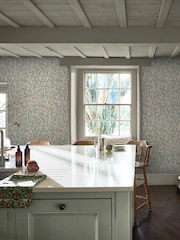 William Morris At Home Rose Garden Bird and Pomegranate 10M Wallpaper - Image 1 of 4