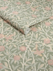William Morris At Home Rose Garden Bird and Pomegranate 10M Wallpaper - Image 3 of 4