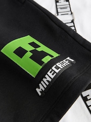 白／黑 - Minecraft Bag T-Shirt and Shorts Set (3-16yrs) - 圖片 4，共 5