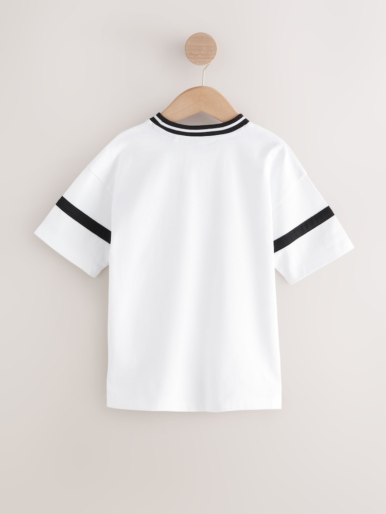 White Varsity Pokémon Short Sleeve T-Shirt (3-16yrs) - Image 2 of 5