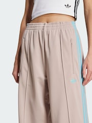 adidas Originals Brown Adicolor Classic Firebird Loose Track Tracksuit Bottoms - Image 4 of 5