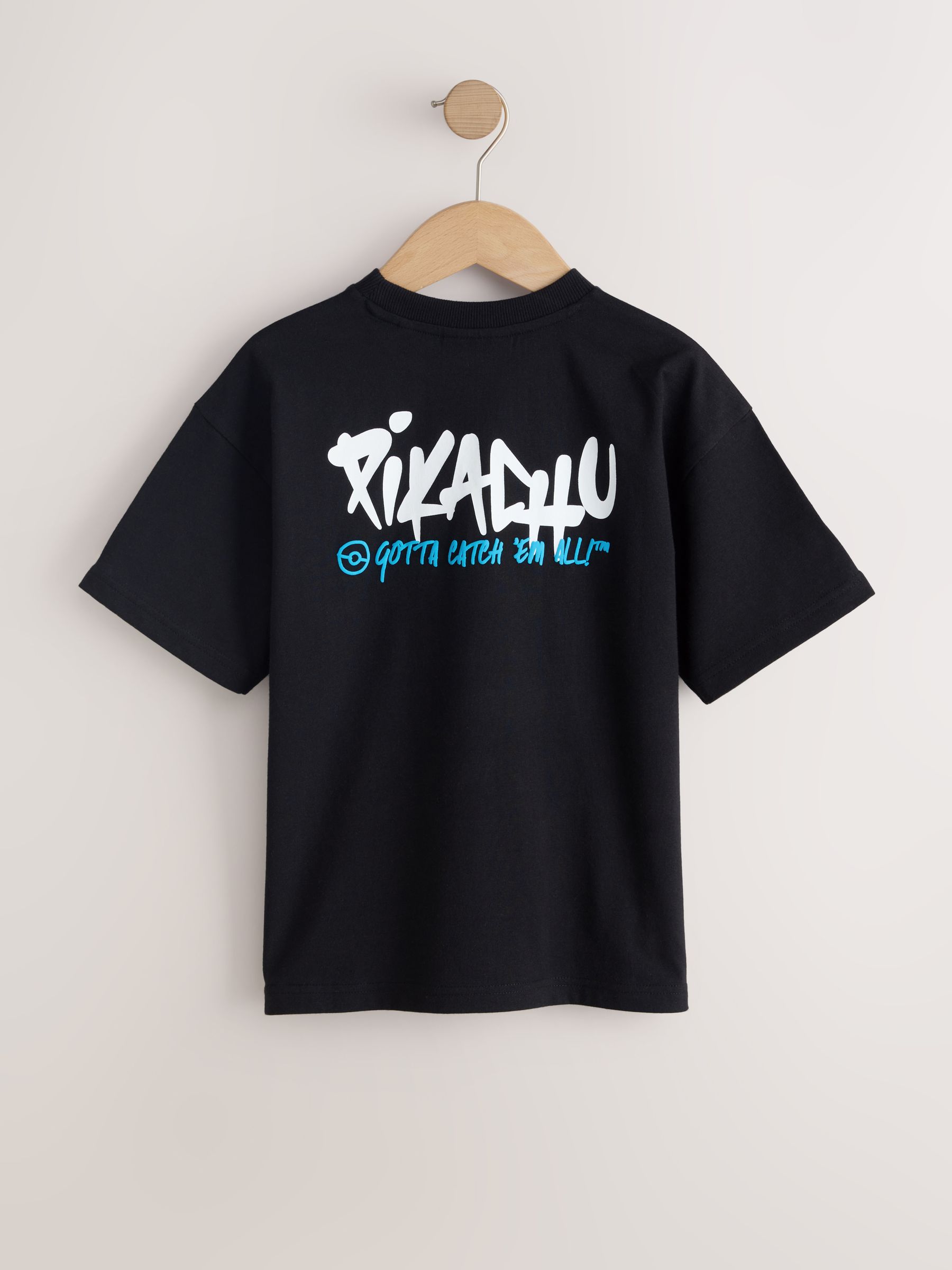Next：日本 ブラック - Pokémon 半袖 Tシャツ（3～16 歳） from Next Japan