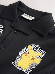 Black Pokemon Top and Shorts Set (4-14yrs) - Image 3 of 5